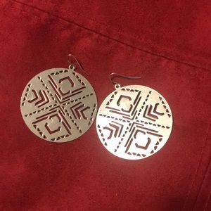 Circle tribal earrings